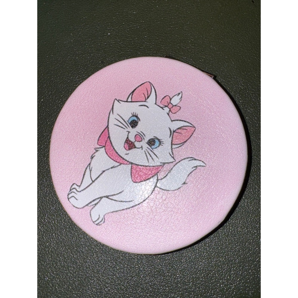 Marie Cat Aristocats Disney Pink‎ Compact Mirror Makeup Purse Travel New